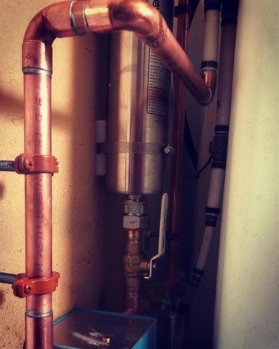 UV treatment and filter system installed.